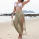 thumbnail image 4 of WILLBEST Traje de Baño de Mujer Natación, Pareo de Playa de Verano Liso Para Mujer Con Borla de Malla Ahuecado, Traje de Baño de Playa, 4 of 8