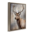 thumbnail image 2 of Stupell Industries Farmhouse Graceful Forest Stag Brown Floating Frame Canvas Art, 18 x 18, by Susan Arnot, 2 of 8
