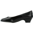 thumbnail image 4 of Soft Style Womens Angel II Faux Leather Slip On Pumps Black 8.5 Wide (C,D,W), 4 of 7