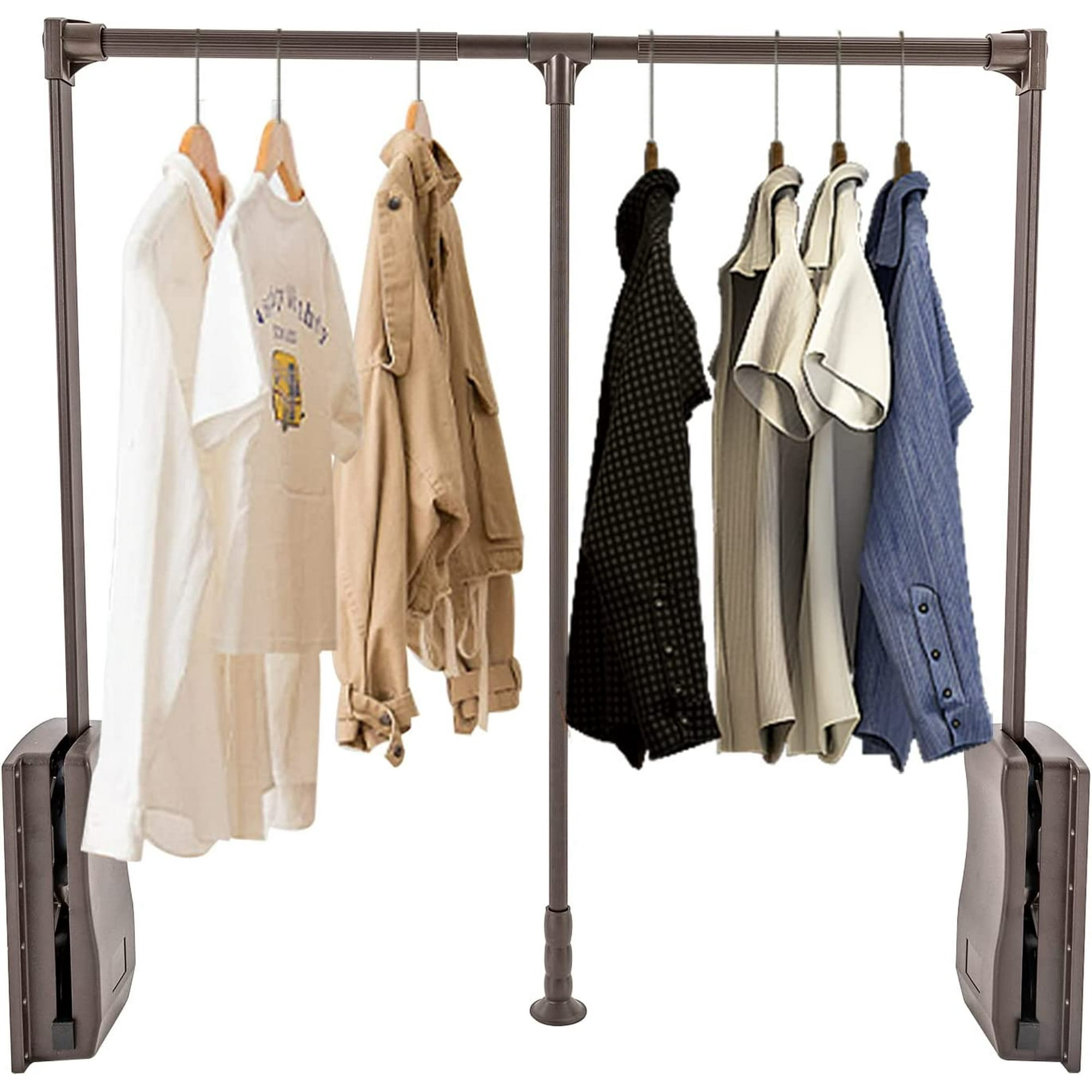 fold down hanging rod