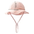 thumbnail image 3 of Willtoo Baby Sun Hat Toddler Girl Wide Brim Beach Cap Outdoor Summer Breathable Kids Hat, 3 of 3