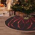 thumbnail image 5 of Balery Red Skull Spider Printed Christmas Tree Skirt , Merry Christmas Party Christmas Tree Decoration,Adjustable Tree Skirt-36", 5 of 6