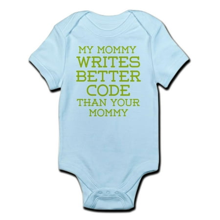 

CafePress - Mommy Codes Better Body Suit - Baby Light Bodysuit