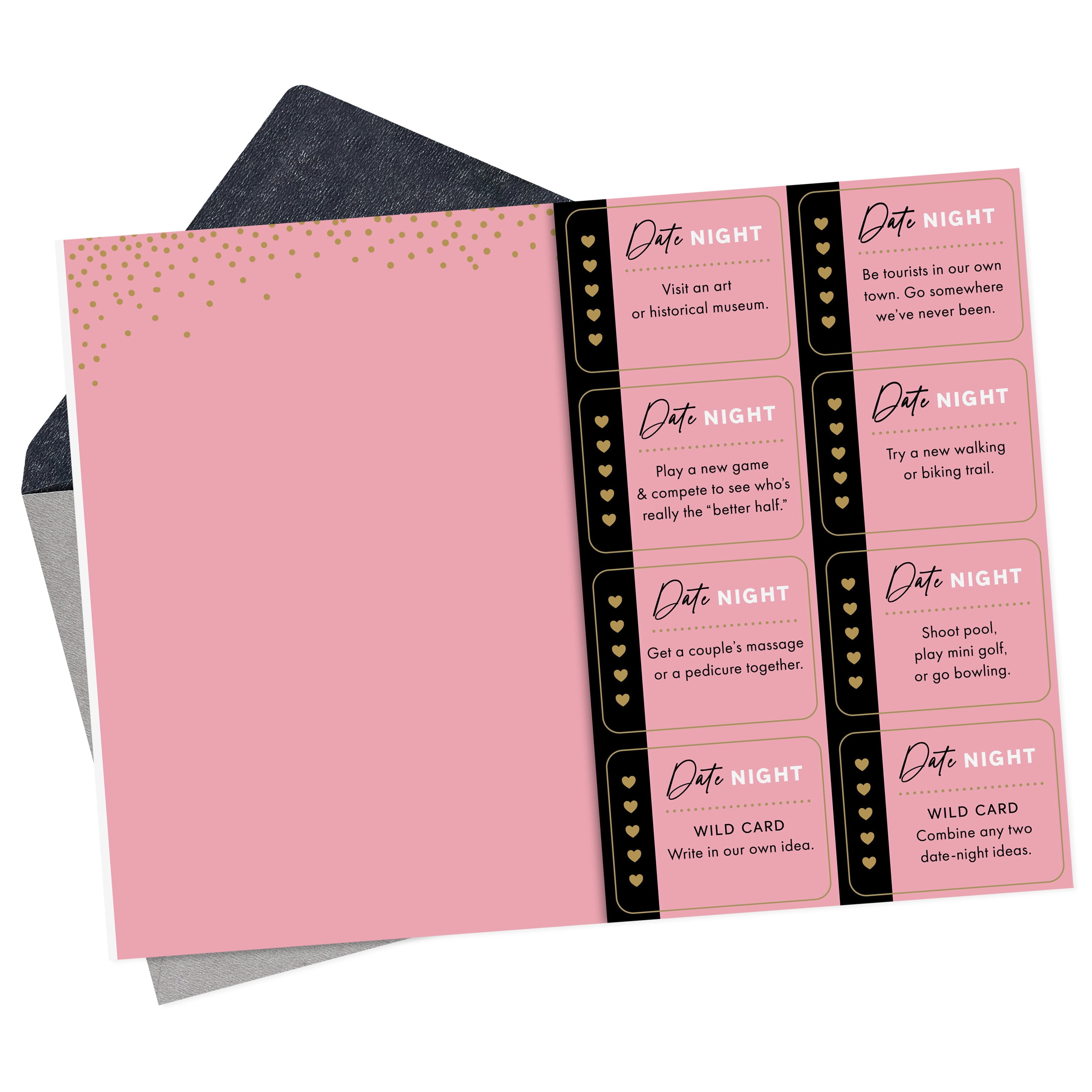 Hallmark Romantic Valentine's Day Greeting Card (Date Night Tickets)