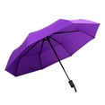 thumbnail image 2 of AMERTEER Patio Umbrella Windproof Double Layer Inverted Umbrellas Reverse Folding Umbrella UV Protection Black Plastic Metal Cloth, 2 of 2