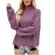 thumbnail image 2 of Puntoco suéter moda mujer manga larga cuello redondo suelto Color sólido tops blusa suéter de punto liquidación de Navidad Puntoco Puntoco-429, 2 of 5