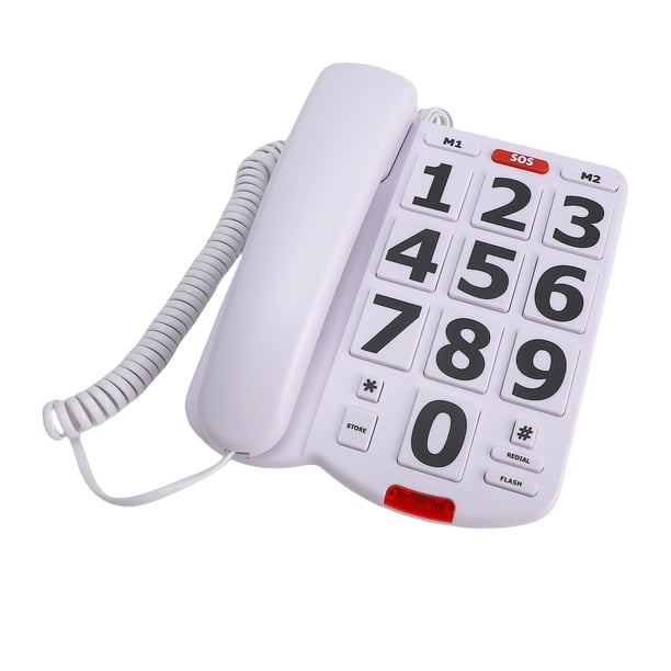 Botones Grandes Teléfonos, Función de Memoria de Marcación Rápida Teléfono con Discapacidad Visual