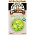 Organic Ginger Green Tea Green Tea with 20 Individually Wrapped Tea