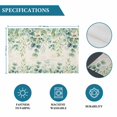 thumbnail image 6 of Green Placemats Set of 6, Eucalyptus Leaves Placemats for Dining Table, Place Mats for Kitchen Tabletop, Waterproof Wipeable Dining Table Mats Set, 6 of 9