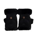 thumbnail image 1 of yingyy Cozy For 2 Winter Faux Flip Colors Warm With Mittens For Women Gloves Mittens Trendy Pairs Mittens For Weather Black, 1 of 6