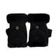 thumbnail image 1 of Sonducket Guantes de imitación para mujer, manoplas acogedoras para invierno, cálidos, sin dedos, , mitones peludos para el frío guantes y mitones Negro, 1 of 6