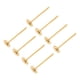 thumbnail image 1 of 300Pack Puntos de Aretes, Studs de Aretes de Acero Inoxidable de 4mm/0.2pulgadas, Dorado Claro, 1 of 6