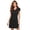Z1#Black1471, variant on Puliio T Shirt Dresses for Women Summer V Neck Short Sleeve Side Slit Mini Casual Loose Everyday Dress
