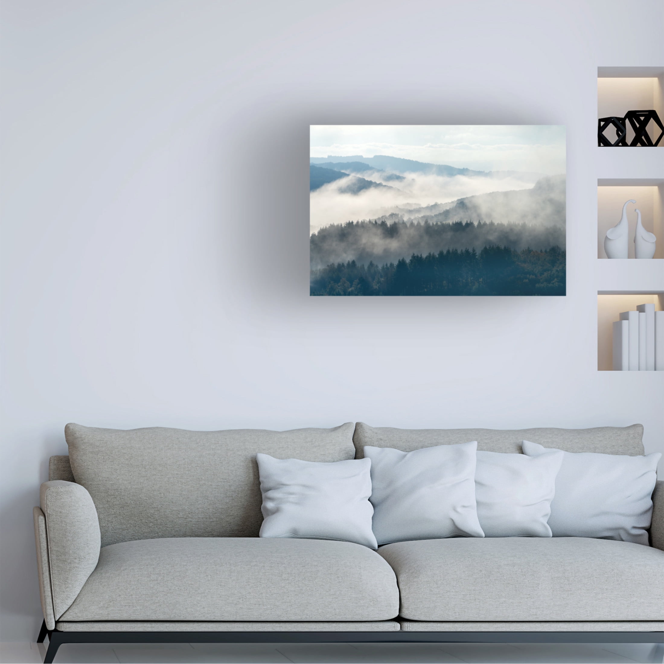 Trademark Fine Art Marleen Wijnen Early Morning At Morvan Canvas Wall Art