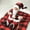 Red & Black, variant on Santa Dog Costume, Christmas Pet Clothes Santa Claus Riding, Pet Cosplay Costumes Party Dressing up, Dogs Cats Outfit for Small Medium Large Dogs Red S