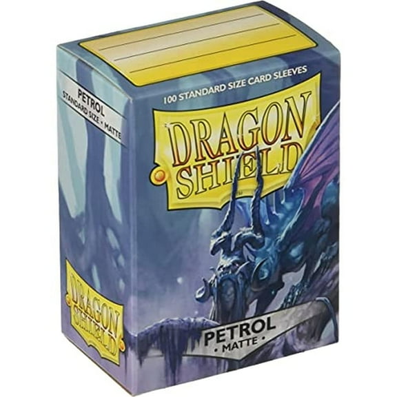 Dragon Shield 100CT Standard Size Deck Protector Matte Sleeves - Petrol