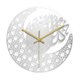 thumbnail image 1 of Reloj de pared musulmán Perfecl Silencio islámico Eid Ramadán 30x30 cm Plata, 1 of 6