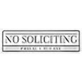 thumbnail image 3 of No Soliciting Privacy Please Sign (White) - Small, 3 of 3