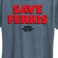 thumbnail image 3 of Ferris Bueller's Day Off - Save Ferris - Women's Short Sleeve Graphic T-Shirt, 3 of 5