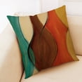 thumbnail image 4 of Funda de almohada de lino decorativa geométrica, juego de 4 de 18 x 18 pulgadas, nueva decoración de sala de estar, regalo de inauguración de la casa, decoración moderna, funda de cojín de estilo mode Namotu CZJJ-ZC118, 4 of 7