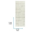 thumbnail image 5 of Livabliss Area Rugs for Living Room, 3x7 Freud Modern Ivory Runner Rug, Bedroom Dining Room Home Decor Stain Resistant Carpet (2'7" x 7'3" Runner), 5 of 5