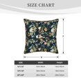 thumbnail image 2 of KLL Watercolor Floral Decorative Throw Pillow Covers Velvet Soft for Couch Sofa Bedroom Living Room Outdoor (No pillow core)- 18"x18", 2 of 5