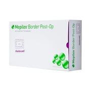 Mepilex Border Post-Op Foam Dressing 4 x 6 Rectangle With Border Film Backing 496300 10 per Box