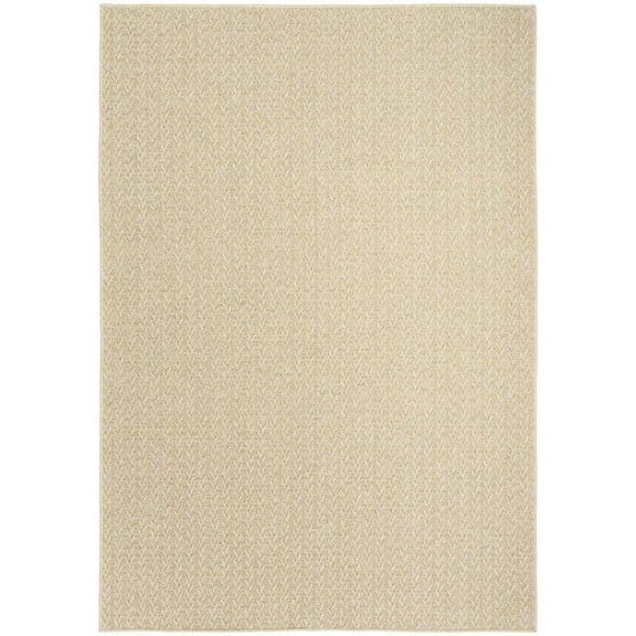 Nourison Home Tulum 4' x 6' Cream Outdoor Rug