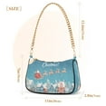 thumbnail image 3 of ALAZA Santa Claus Reindeer Women's Chain Shoulder Bag Hobo Handbag Tote Crossbody Purse, 3 of 7