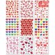 thumbnail image 1 of Linaye Pegatinas De Corazón De San Valentín Para Niños - 2000 Piezas Lindas Pegatinas Del Día De San Valentín 45 Hojas De Pegatinas De Amor Para Tarjetas, Sobres, Manualidades, Scrapbooking, Suministr, 1 of 6