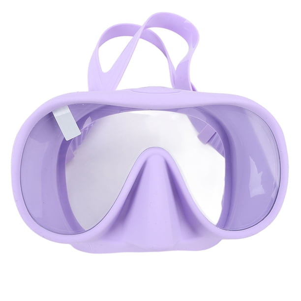 Máscara De Snorkel, Máscaras De Buceo De Vidrio Templado Vista Ancha Anti Fog Goggles Para Bucear Natación