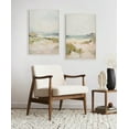 thumbnail image 6 of Kate and Laurel Sylvie Beaded Tranquil Landscape III and V Vintage Framed Canvas Wall Art Set by Amy Lighthall, 2 Piece Set 23x33 White, Abstract Nature Painting Art for Wall, 6 of 7