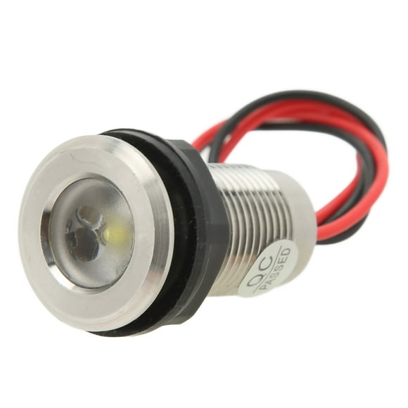 Recessed LED Deck Light, 1 Inch 12 To 24V IP68 Waterproof Outdoor LED Deck Lighting For Deck Stairs Patios Floors Pools Walkways