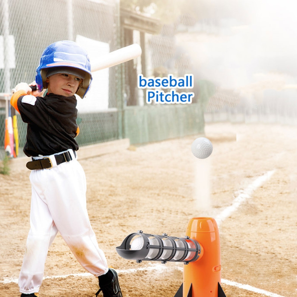 ZPAQI Softball Pitching Baseball Trainer Machine Electronic Baseball Shooting Machine