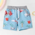 thumbnail image 4 of Gubotare Boys Athletic Shorts Youth Boy's Graphic Shorts High Waisted Bobo Shorts Casual Summer Shorts with Pocket (Sky Blue,Size 5-6 Years), 4 of 9