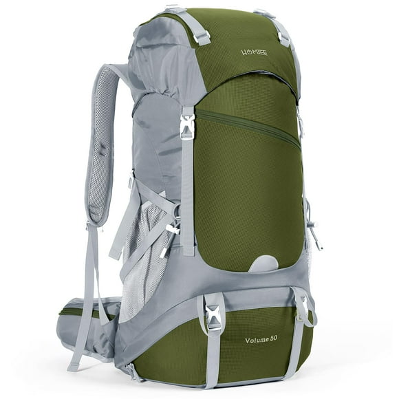 Mochila de Senderismo HOMIEE 50L Impermeable para Camping