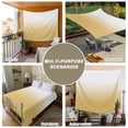 thumbnail image 6 of Yellow Ombre Tapestry for Bedroom Wall Hanging Tapestry, White Gradient Color Modern Abstract Art Ceiling Backdrop Tapestries Poster Blanket Wall Decor for Teens Room Living Room Dorm 59" x 90", 6 of 8