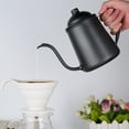 thumbnail image 1 of Cafetière Portable en Acier Inoxydable Noir 900ml à Long Bec, 1 of 5