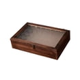 thumbnail image 3 of Caja de almacenamiento de joyas con tapa abatible, organizador de joyas decorativo 30x20x7cm, 3 of 9