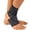 Black, variant on Adjustable Ankle Wrap Brace for Athletic and Injury Prevention Across Sports Including Football Running Cycling and Daily Activities, WH2, One Size
