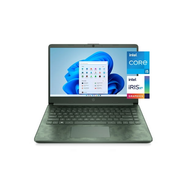 HP 14-dq2088wm 14″ Laptop, 11th Gen Core i5, 8GB RAM, 256GB SSD