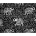 thumbnail image 4 of oneOone Tissu Polyester Lycra Imprimé Éléphant au Mètre 56 Pouces de Large, 4 of 4