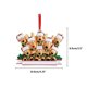 thumbnail image 3 of Adorno familiar personalizado para árbol de Navidad, lindo ciervo, vacaciones, regalo de invierno, año, adorno familiar duradero Wmkox8yii gf11681, 3 of 9