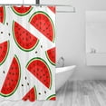 thumbnail image 2 of Coolnut Slices of Watermelon Bath Shower Curtain Liners 72"x72", Polyester Waterproof Bath Curtains with Hooks for Bathroom Decoration, 2 of 5
