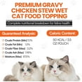 thumbnail image 5 of Cat by Scoochie Premium Gravy Chicken Stew Wet Cat Food Topping, 8CT, 5 of 6