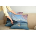 thumbnail image 3 of Ambesonne Mountain Throw Pillow Cover 2 Pack, Japan Mountain and Sakura, 16", Multicolor, 3 of 6