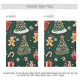 thumbnail image 4 of Yayeee Garden Flag 12" x 18" Double Sided Outdoor Yard Lawn Holiday Decorations, Yellow Christmas Gingerbread, 4 of 6