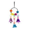 thumbnail image 2 of Flmtop Pet Bird Bell String Chain Parrot Bite Chewing Toy Hanging Cage Decoration Random Color, 2 of 9