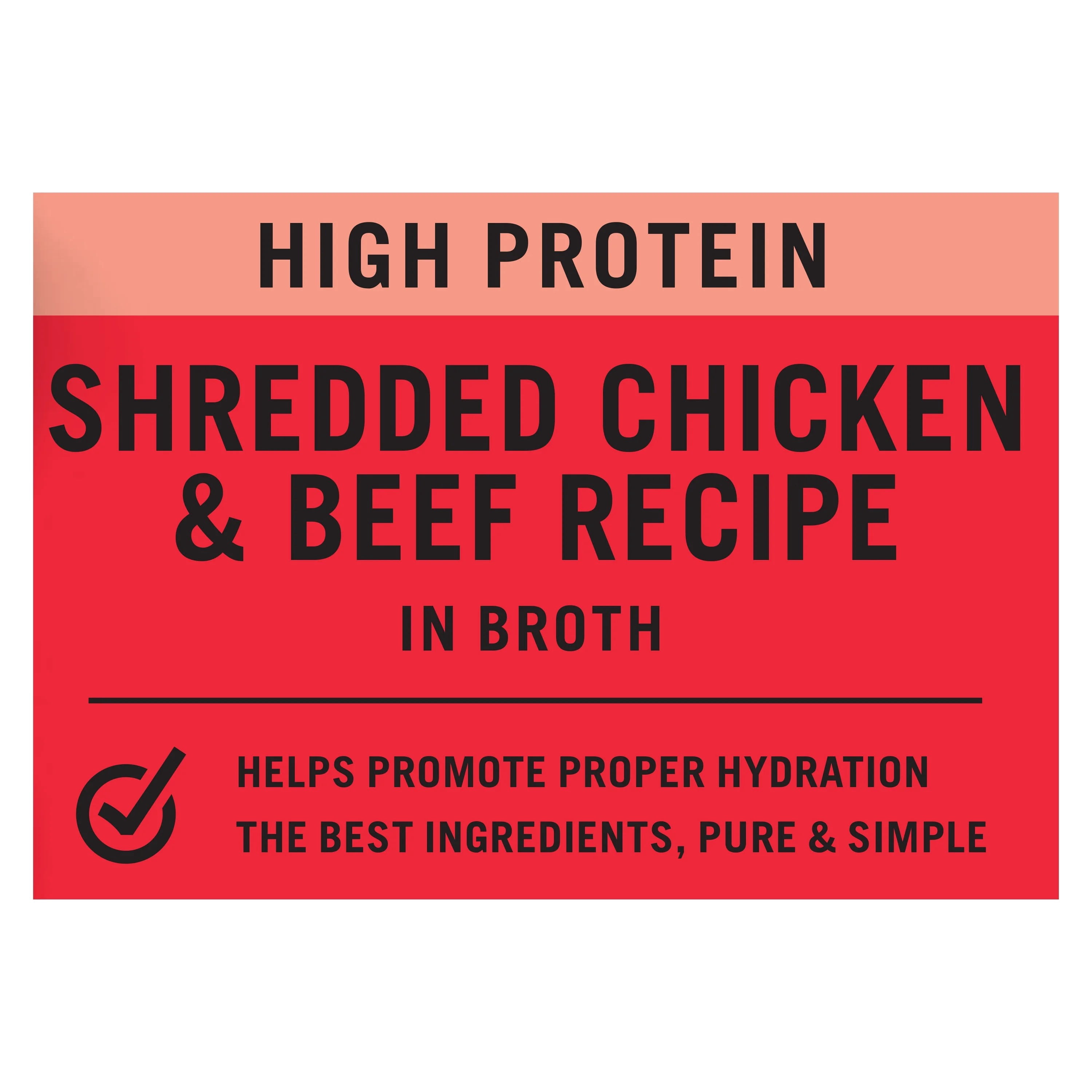 (14 pack) Pure Balance Classic Starters Shredded Chicken and Beef Recipe in Broth, 1.4 oz