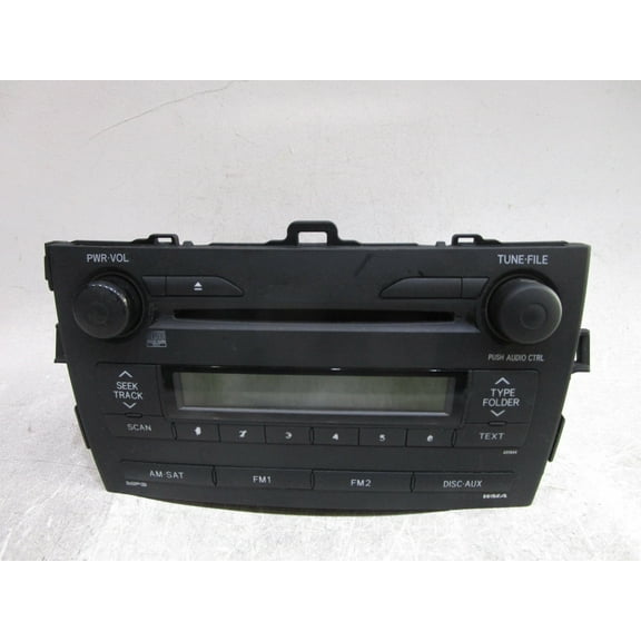 Pre-Owned 2009 09 Toyota Corolla A51844 AM FM CD Radio Receiver 86120-02750 OEM LKQ (Good)